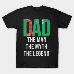 Turkmenistani Dad The Man The Myth The Legend - Gift for Turkmenistani Dad With Roots From Turkmenistani T-Shirt
